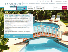 Tablet Screenshot of lasorgentehotel.com
